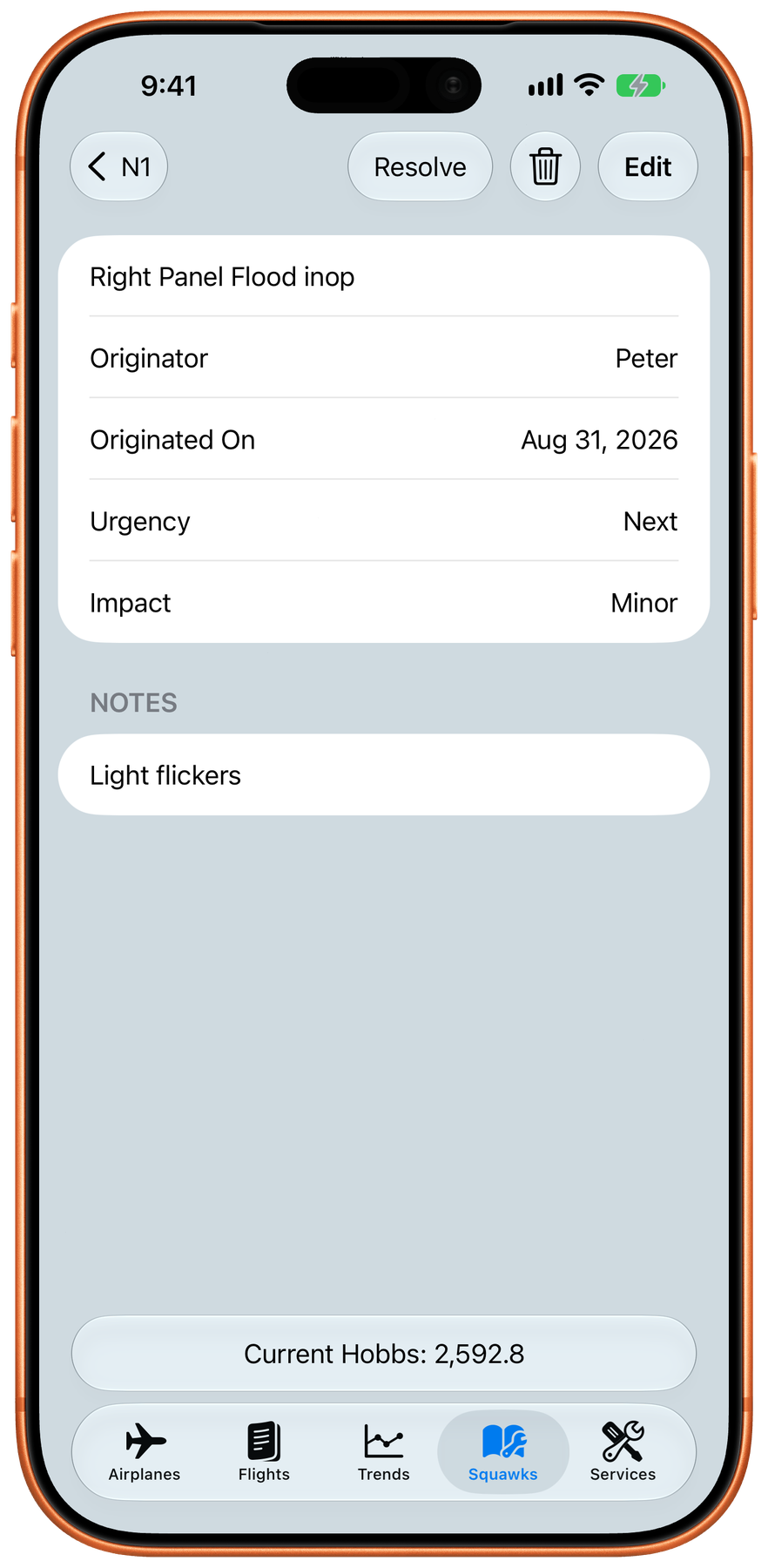 aeroLogbook screenshot 7