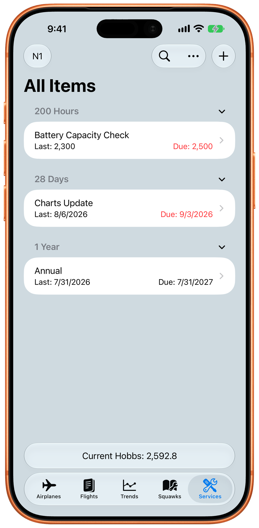 aeroLogbook screenshot 7